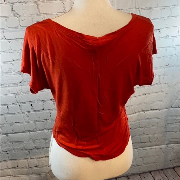 DELIA'S T-Shirt Red w Animal Print Heart-XS - Picture 3 of 3